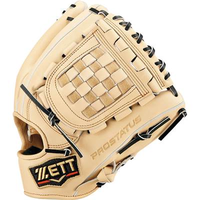 ZETT ゼット 軟式グラブ プロステイタス（源田タイプ）内野手用（二塁手・遊撃手用）限定カラー BRGB30250（3219：パステルブラウン×ブラック）グラブ グローブ プロステ 内野グラブ 源田グラブ 源田グローブ