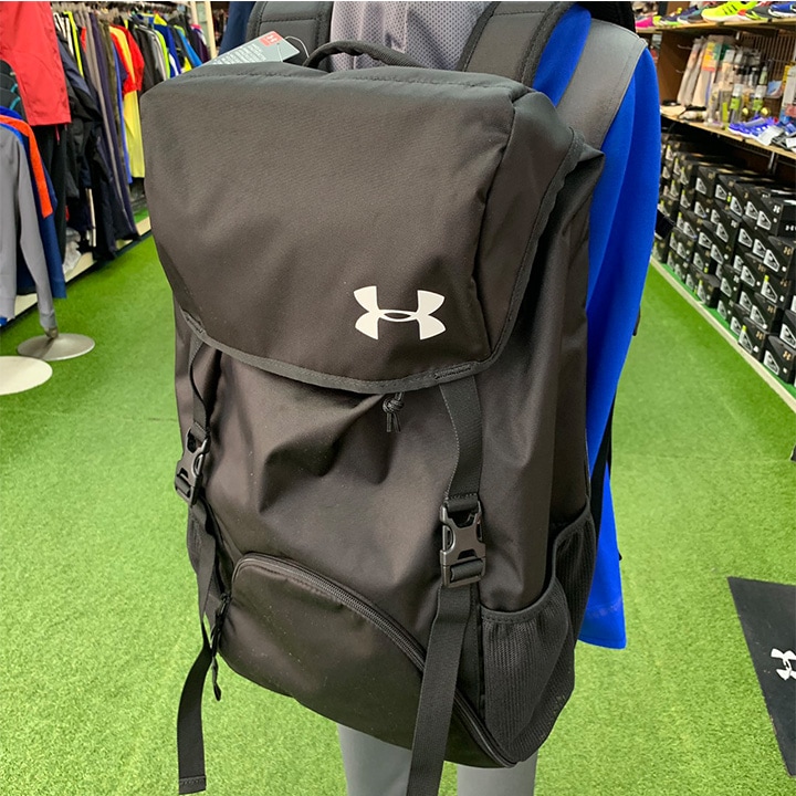 【お取り寄せ商品：約5～10日】チーム専用：アンダーアーマー：UAチームバックパック 1342587 underarmour：リュック黒